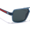 Wayfarer Polarized Sunglasses (Black Lens | Blue Frame - PMG5242)