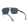 Wayfarer Polarized Sunglasses (Black Lens | Blue Frame - PMG5242)