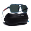 Wayfarer Polarized Sunglasses (Black Lens | Blue Frame - PMG5242)