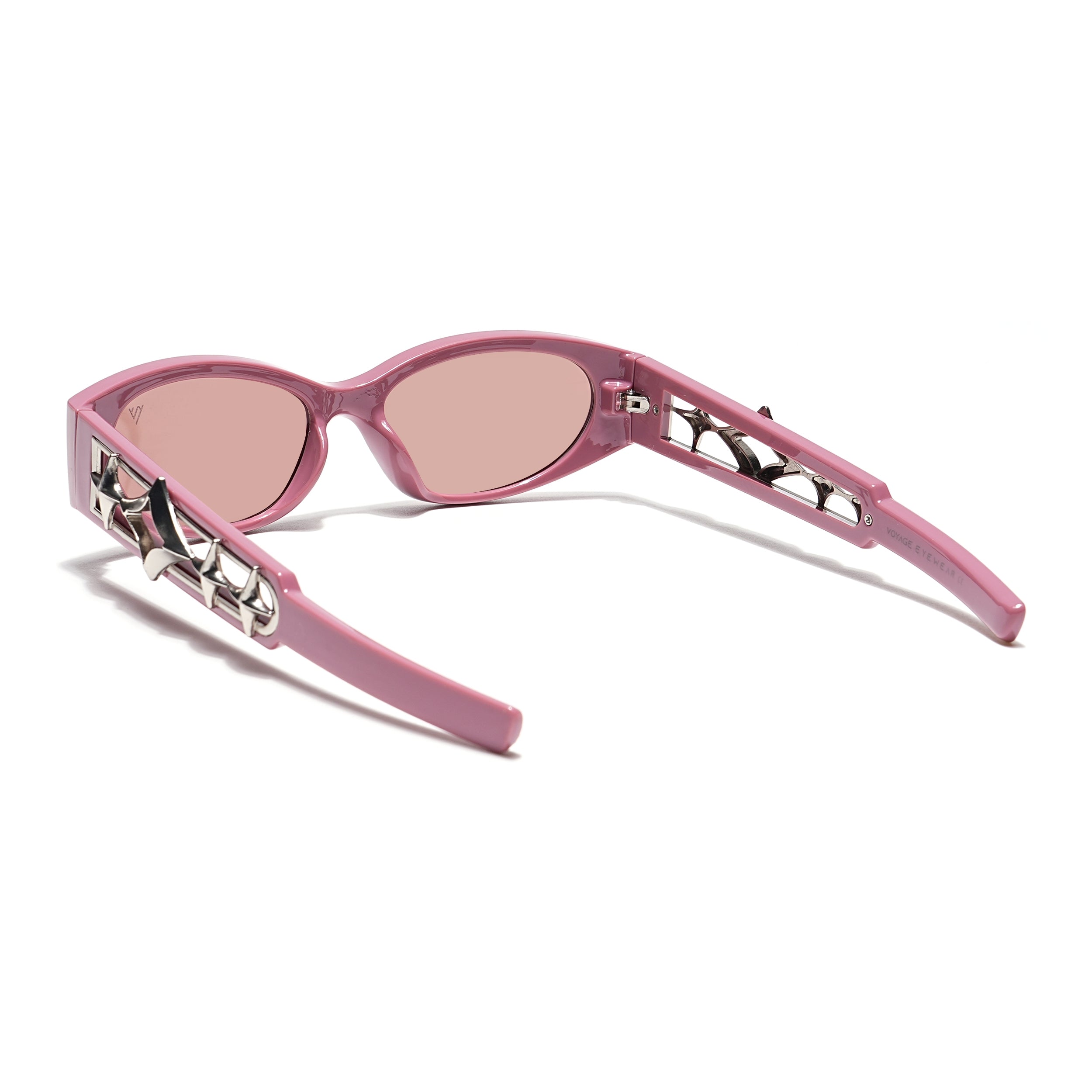 Oval Sunglasses (Brown Lens | Onion Color Frame - MG5551)
