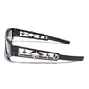 Oval Sunglasses (Grey Lens | Shine Black Frame - MG5554)