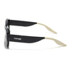 Cosmos |  Black Rectangle Sunglasses | Black Lens - MG6569