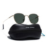 The OG | Green-Gold Round Sunglasses MG2973