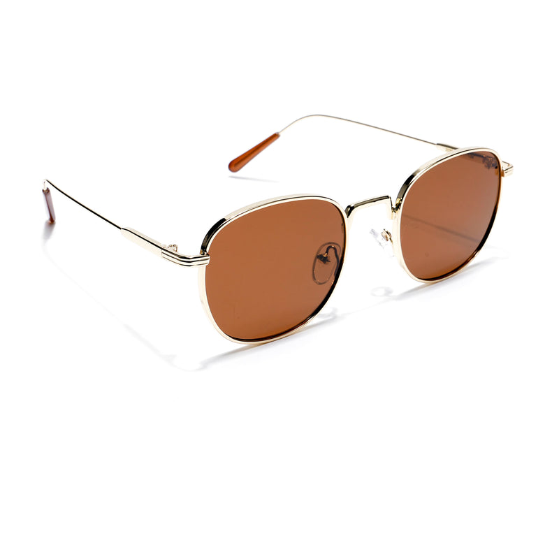 The OG | Brown-Gold Round Sunglasses MG2974