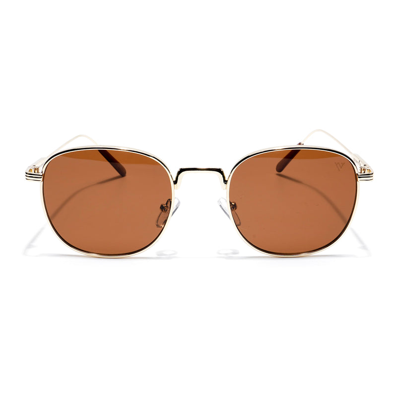 The OG | Brown-Gold Round Sunglasses MG2974