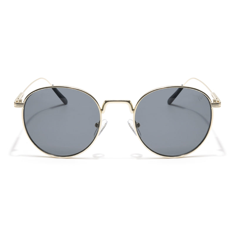 Sonic | Round Black Golden Sunglasses MG3050