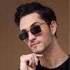 Golden Digger | Black Gold Rectangular Sunglasses - MG3572