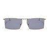 Golden Digger | Black Gold Rectangular Sunglasses - MG3572