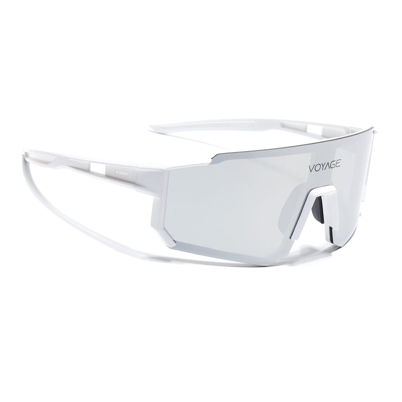 Drift Sunglasses (Grey Lens | White Frame - MG5620)