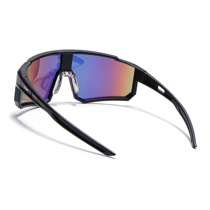 Drift Sunglasses (Multicolor Lens | Black Frame - MG5621)