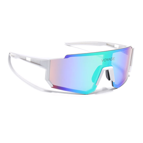 Drift Sunglasses (Multicolor Lens | White Frame - MG5623)