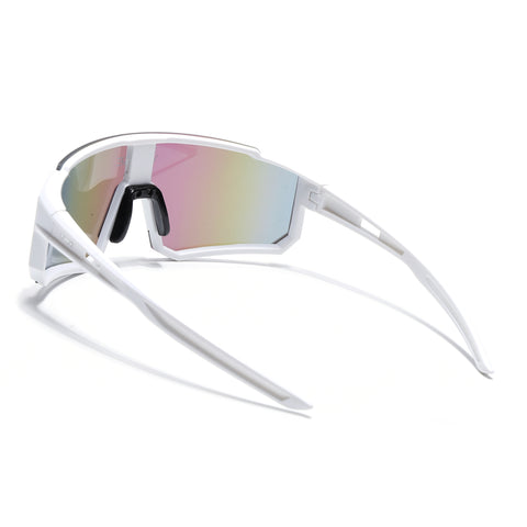 Drift Sunglasses (Multicolor Lens | White Frame - MG5623)
