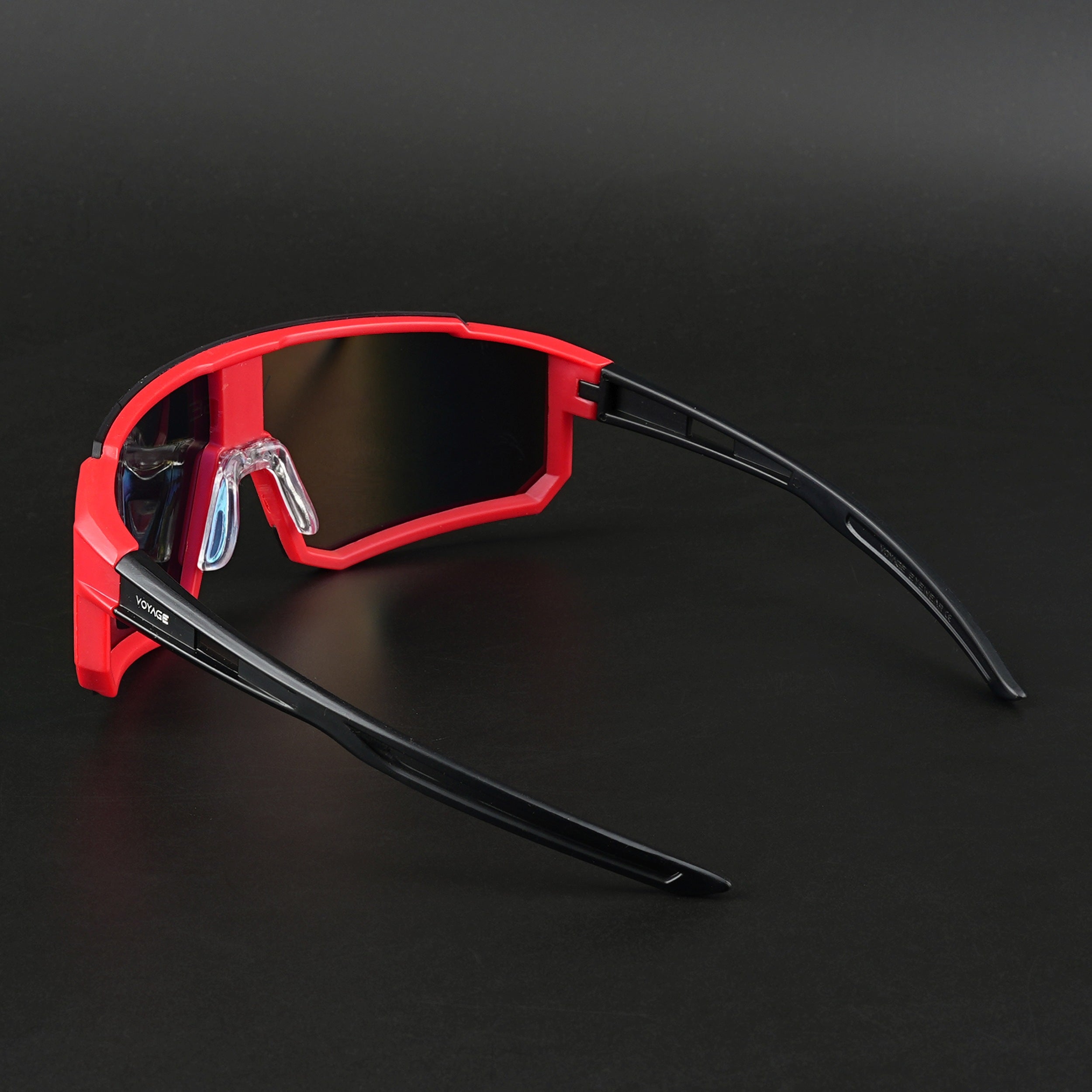 Drift Sunglasses (Multicolor Lens | Red Frame - MG5624)
