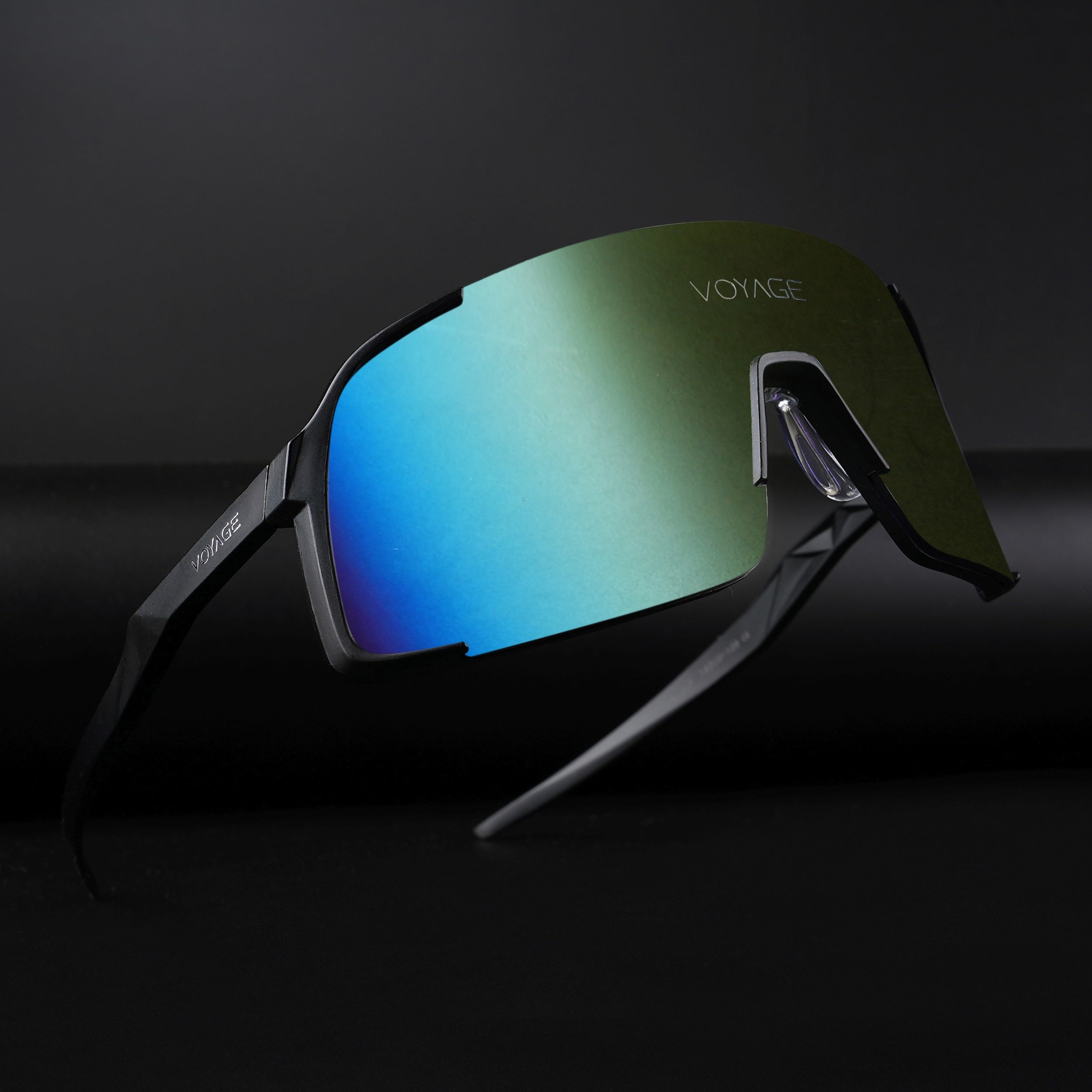 Drift Sunglasses (Multicolor Lens | Black Frame - MG5629)