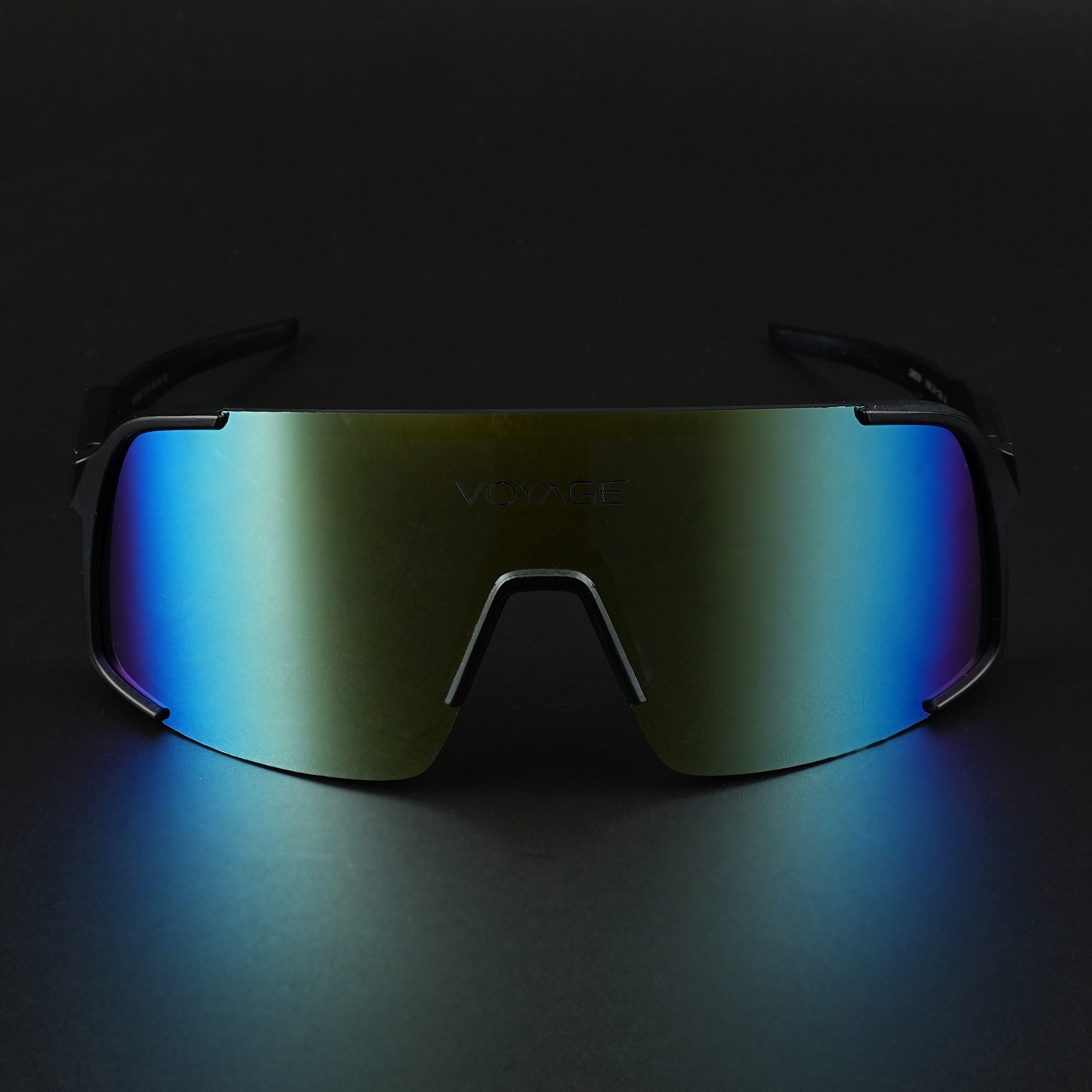 Drift Sunglasses (Multicolor Lens | Black Frame - MG5629)