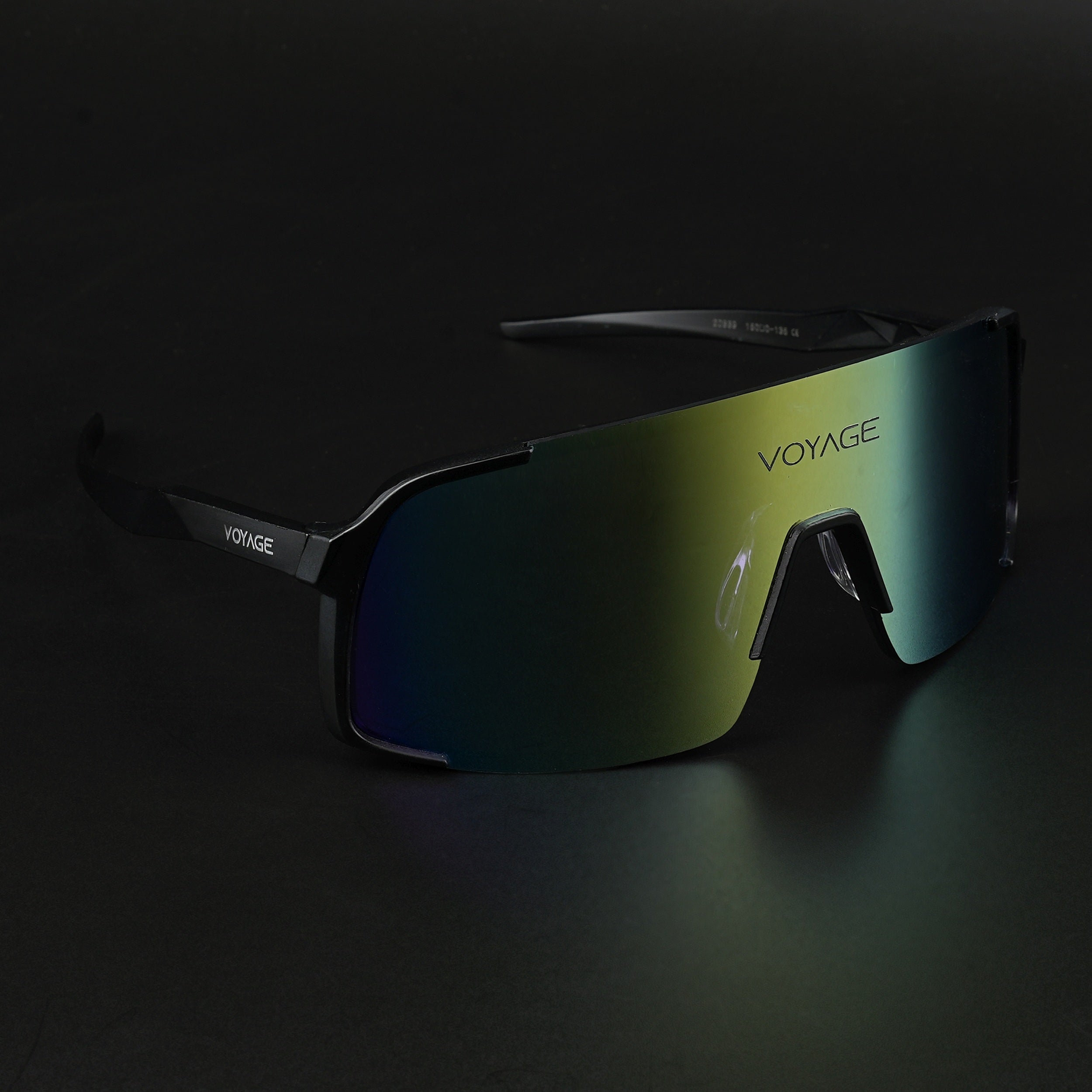 Drift Sunglasses (Multicolor Lens | Black Frame - MG5629)