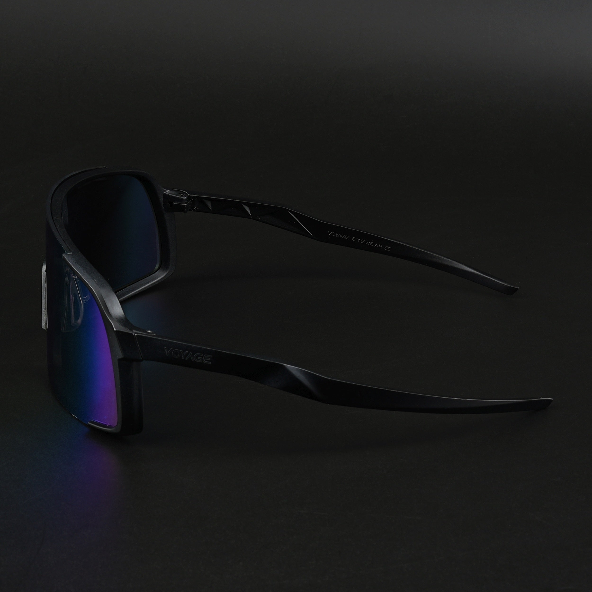 Drift Sunglasses (Multicolor Lens | Black Frame - MG5629)