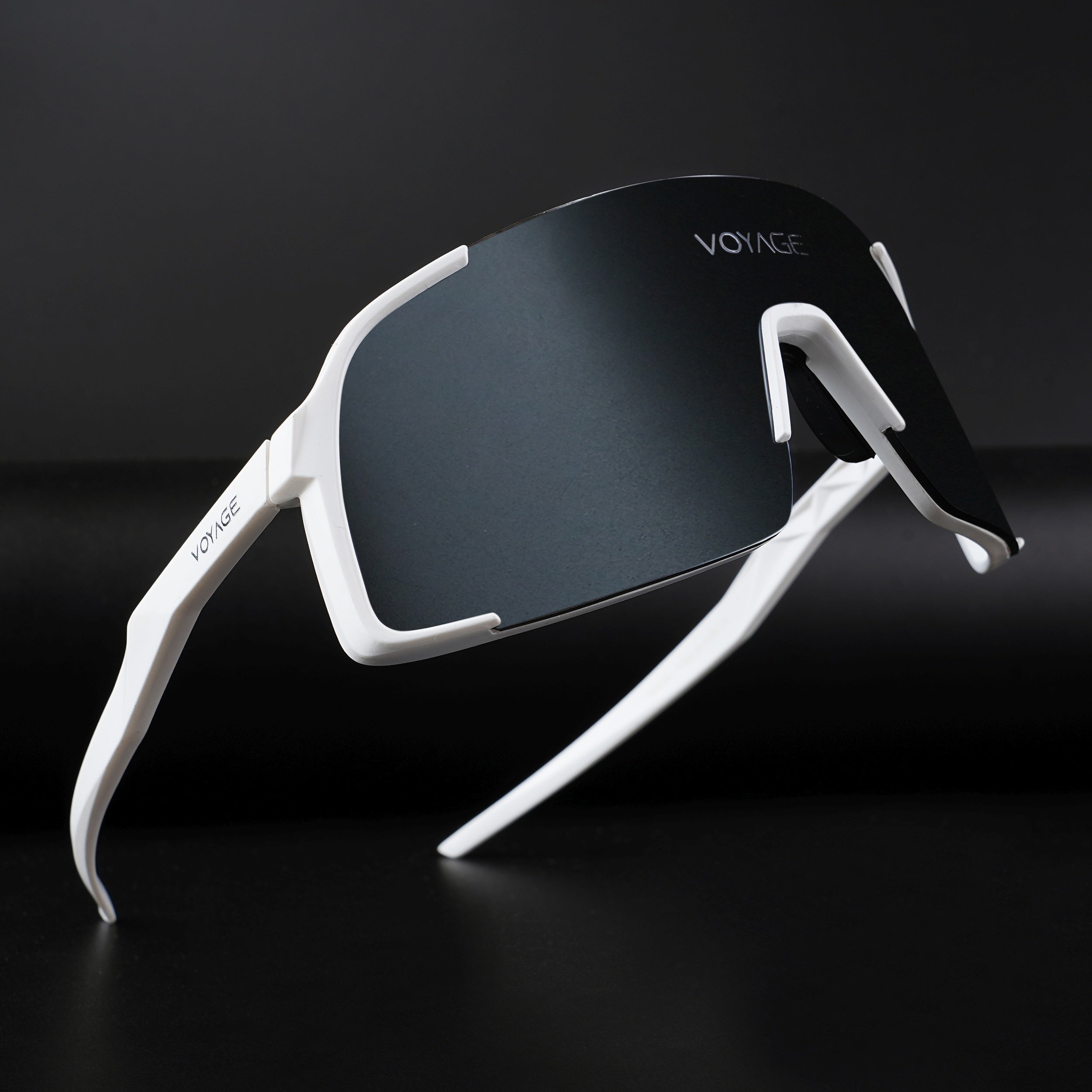Drift Sunglasses (Grey Lens | White Frame - MG5632)