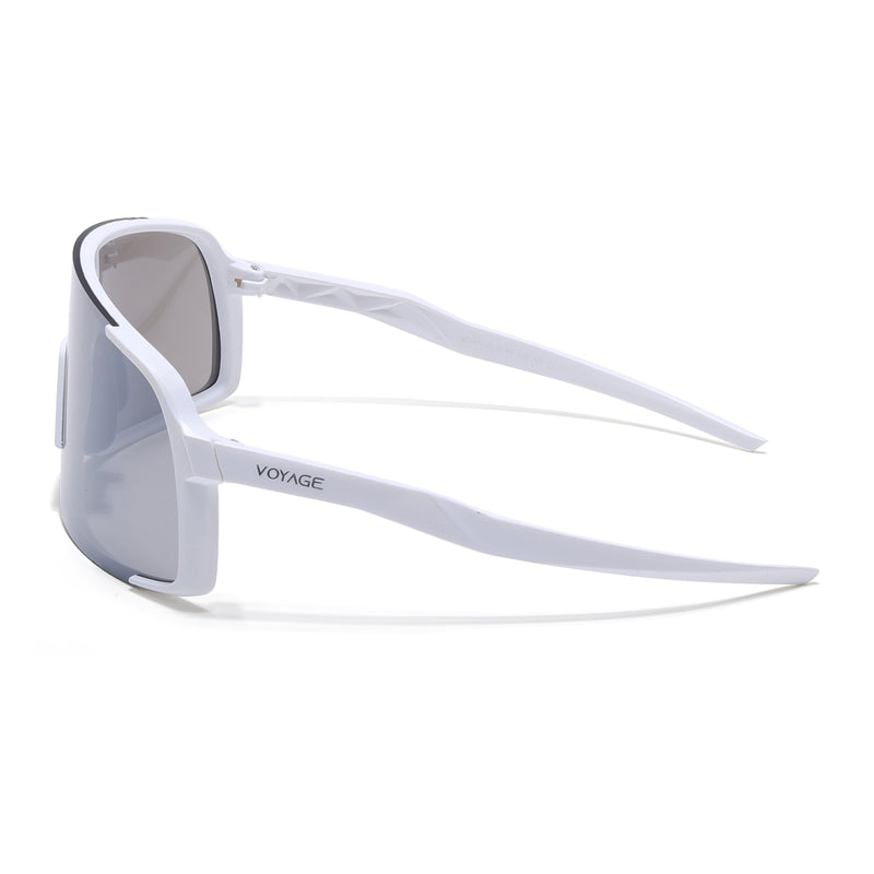 Drift Sunglasses (Grey Lens | White Frame - MG5632)