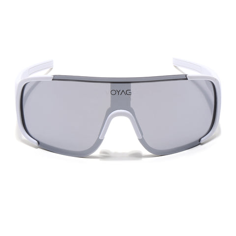 Drift Sunglasses (Grey Lens | White Frame - MG5514)