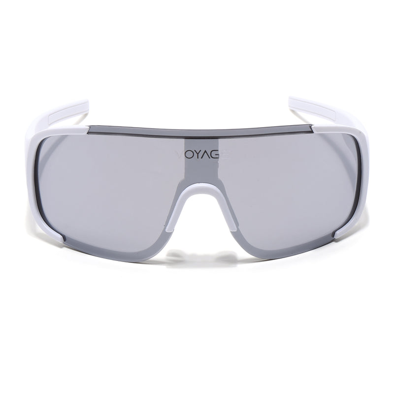 Drift Sunglasses (Grey Lens | White Frame - MG5514)