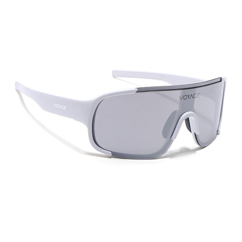 Drift Sunglasses (Grey Lens | White Frame - MG5514)