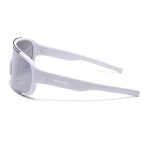 Drift Sunglasses (Grey Lens | White Frame - MG5514)