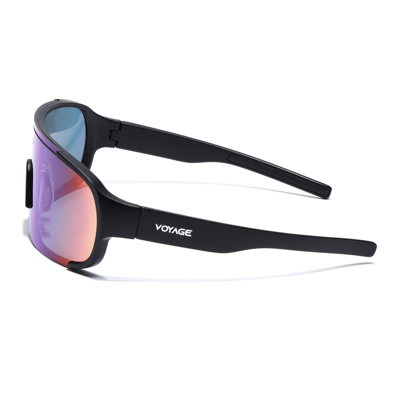 Drift Sunglasses (Multicolor Lens | Black Frame - MG5516)