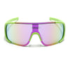Drift Sunglasses (Multicolor Lens | Green Frame - MG5518)