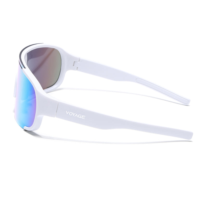 Drift Sunglasses (Multicolor Lens | White Frame - MG5519)