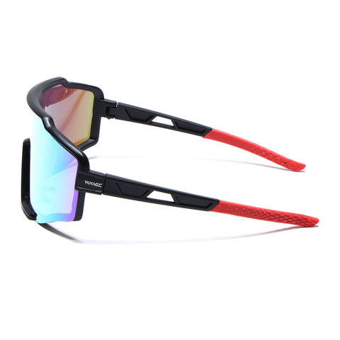 Drift Sunglasses (Multicolor Lens | Black Frame - MG5526)