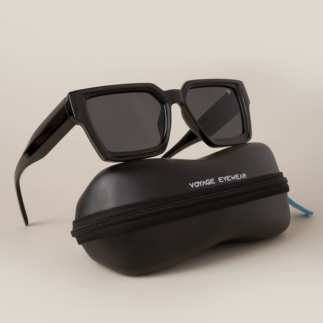 Voyage Black Wayfarer Sunglasses MG3669