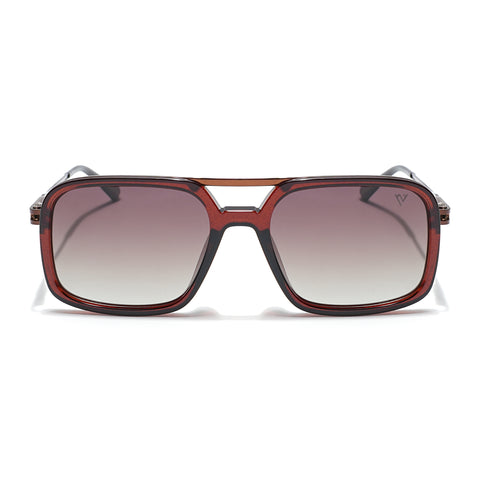 Voyage Select Wayfarer Sunglasses (Brown & Clear Lens | Brown Frame - SLPMG6300)
