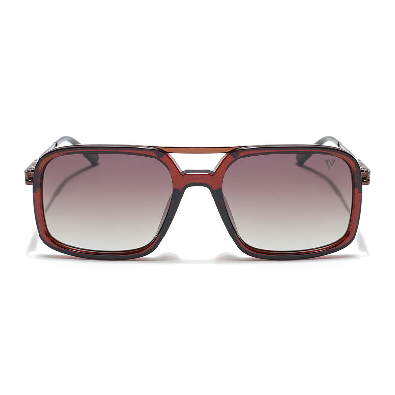 Voyage Select Wayfarer Sunglasses (Brown & Clear Lens | Brown Frame - SLPMG6300)