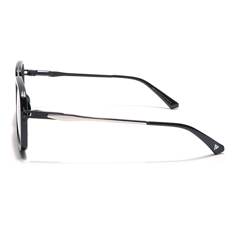 Voyage Select Wayfarer Sunglasses (Grey & Clear Lens | Shine Black Frame - SLPMG6301)