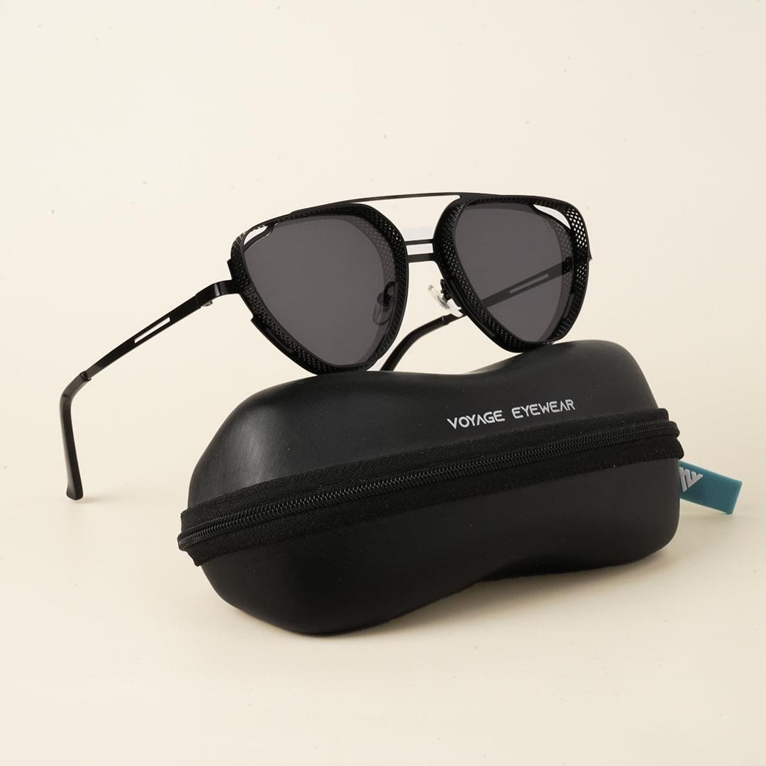 Voyage Black Aviator Sunglasses MG3612