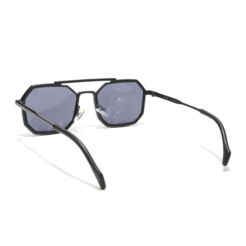 Stratos | Retro Square Black Sunglasses MG3620