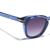 Galactic | Blue Polarized Wayfarer Sunglasses - PMG4190