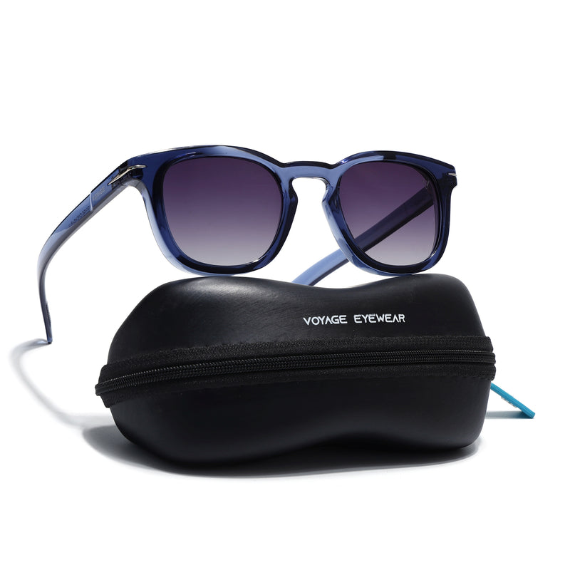 Galactic | Blue Polarized Wayfarer Sunglasses - PMG4190