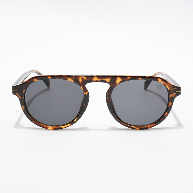 The Townie | Black Round Sunglasses - MG3894