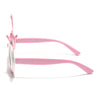 Round Sunglasses for Kids -6 yrs To 12 yrs (Black Lens | White & Pink Frame - PMG6091)