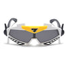 Wrap Around Sunglasses for Kids -6 yrs To 12 yrs (Black Lens | White & Black Frame - PMG6083)