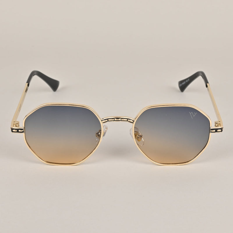 Voyage Green & Brown Round Sunglasses MG3800