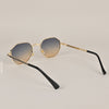 Grey & Brown Round Sunglasses MG3800