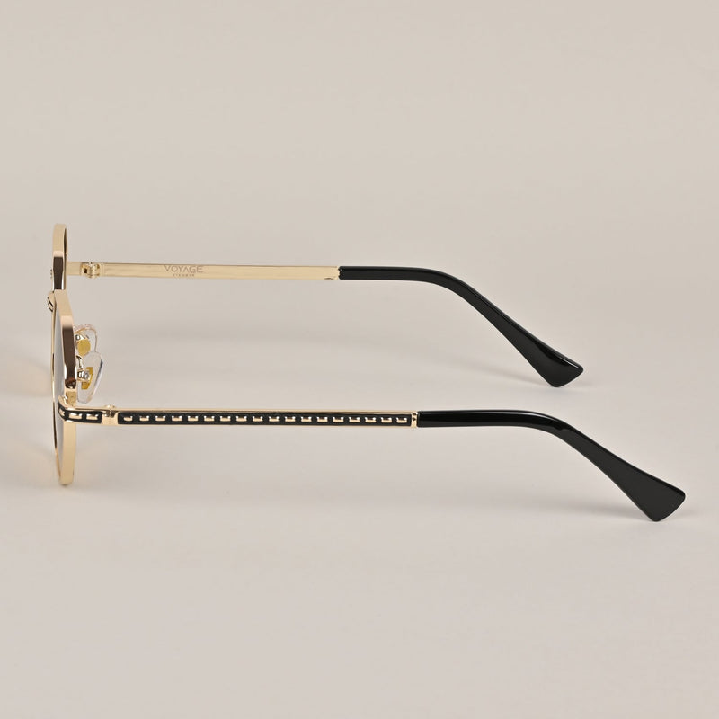 Grey & Brown Round Sunglasses MG3800