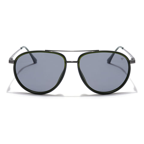 Voyage Select Aviator Sunglasses (Grey Lens | Olive & Grey Frame - SLPMG5928)
