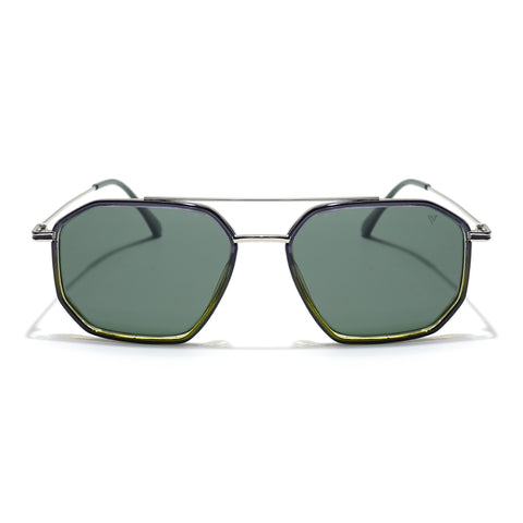 Voyage Select Square Sunglasses (Olive Lens | Olive & Grey Frame - SLPMG5933)