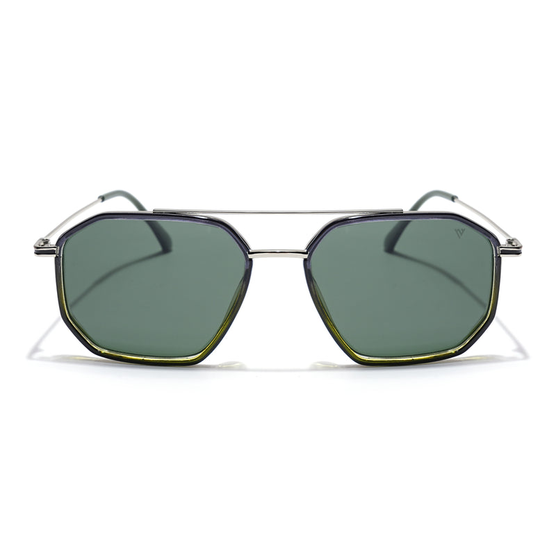 Voyage Select Square Sunglasses (Olive Lens | Olive & Grey Frame - SLPMG5933)