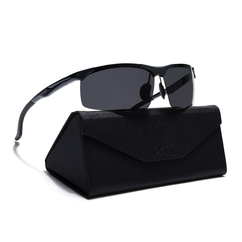 Turbo Aluminium | Silver-Black Polarized Sunglasses - PMG4649
