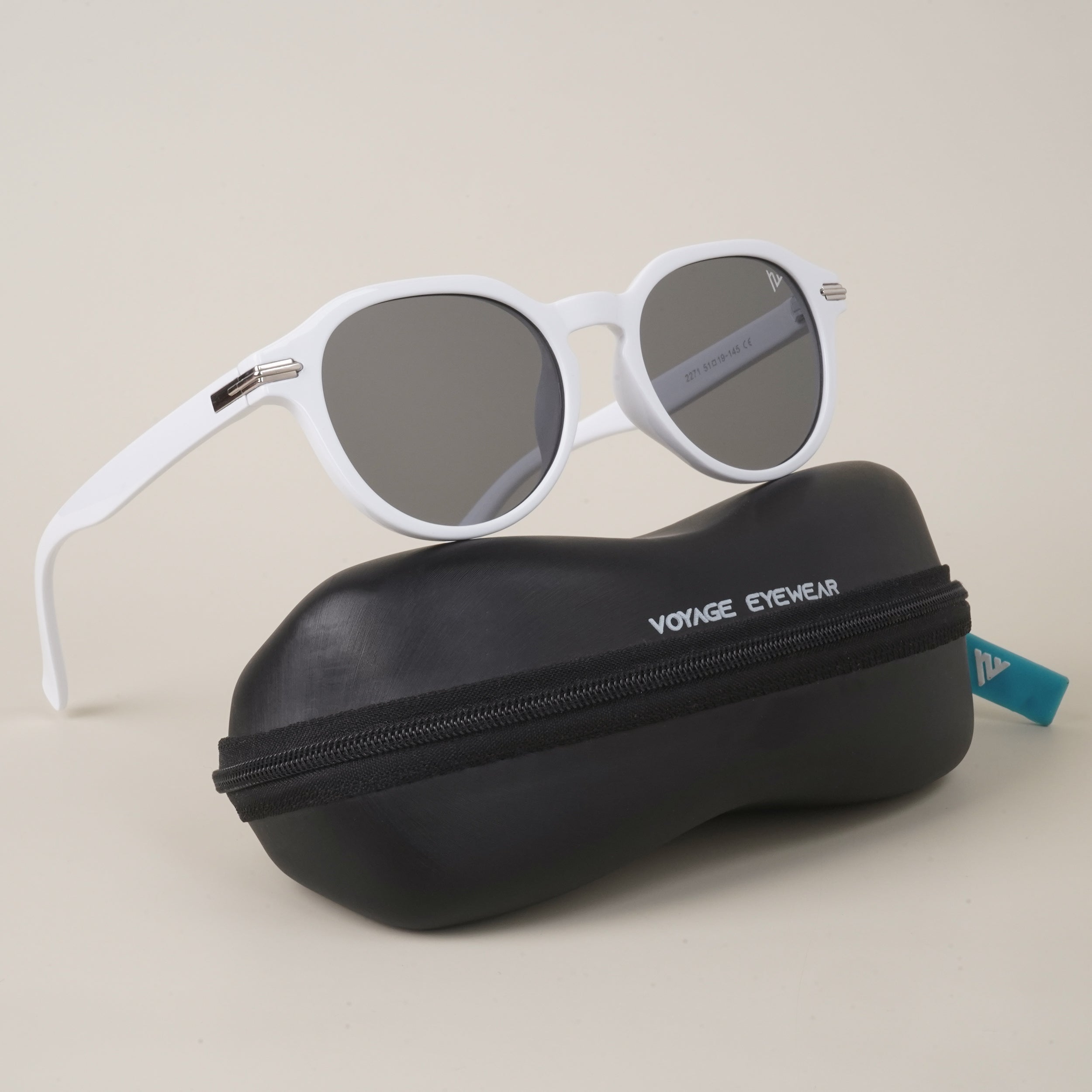 Voyage Grey Round Sunglasses - MG3754